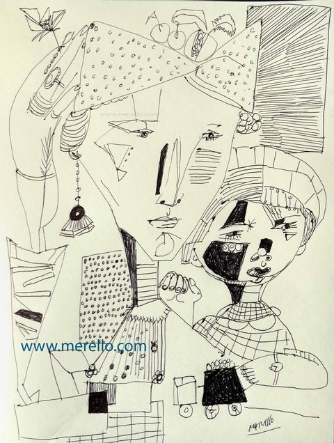 CONTEMPORARY-ART.-jose-manuel-merello.-madre-e-hijo.-ink-on-paper.jpg