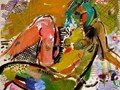 contemporary-art-artists-painters-merello.-la-mujer-del-sol(81x100cm)